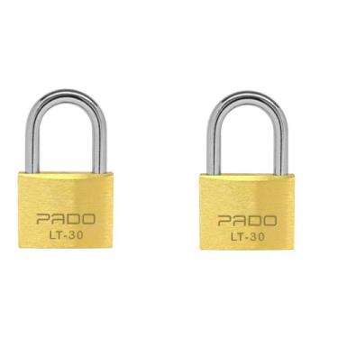 Imagem de Kit 2 Unidades Cadeado Latão 30mm Pado Segredos Diferentes, Cadeado La