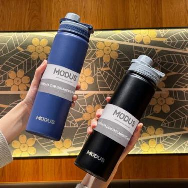 Imagem de Garrafa Térmica de Água Café Suco Academia Passeio Caminhada Camping 7