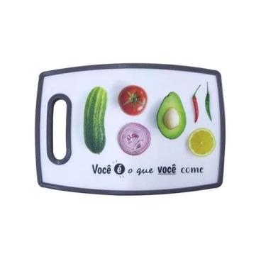 Imagem de Tábua de corte plástico para cozinha carnes legumes verduras - Casita,