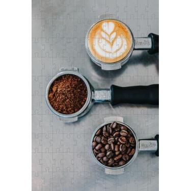 Imagem de 2 Quebra-Cabeça Cognitivo Reabilitação Idosos Café 40 pc - Coleção TEA