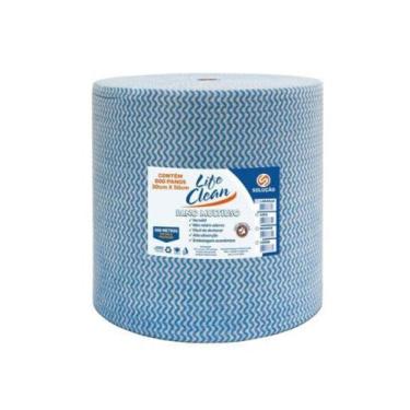 Imagem de Pano multiuso azul bobina perfex 28cm x 300m life clean