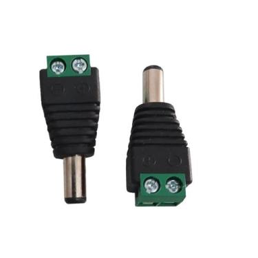 Imagem de Kit 100 Conectores Plug P4 Macho Com Borne Kit 100Un - Vs