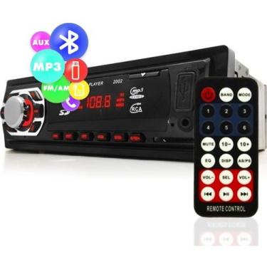 Imagem de Radio Som Mp3 Automotivo Com Usb Bluetooth Cartão Sd Aux - OESTESOM
