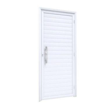 Imagem de Porta de Giro Lambri com Puxador Ideale 215cmx85cmx4,5cm Lucasa