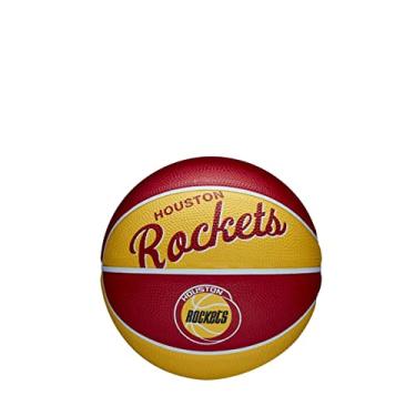 Imagem de WILSON NBA Team Retro Mini Basketball - Houston Rockets