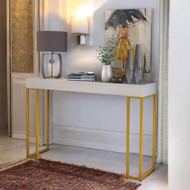 Imagem de Aparador Sala Hotel 1,20mt Mdf 100%MDF Planalto Pés De Ferro - A7home,