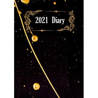 Imagem de 2021 diary: 365 days/ 400 pages, A4 Day to page diary 2021 - XXL daily planner / Large organiser schedule , From January to December 2021 , day to view , Monthly Planner,Calendar