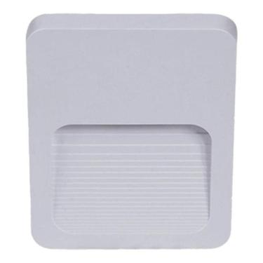 Imagem de Balizador Sobrepor Branco Quadrado 2w 2700k 40lm Biv - LUMINATTI, Bran