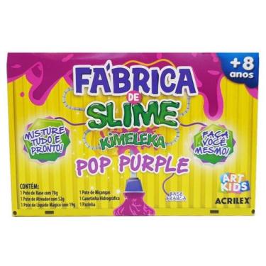 Imagem de Brinquedo Fabrica De Slime Kimeleka Pop Purple Acrilex, Roxo
