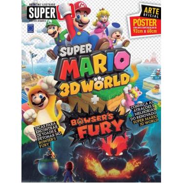 Imagem de Revista Superpôster Super N - Super Mário 3D World e Bowsers - EDITORA