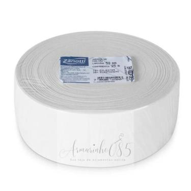 Imagem de Elástico Jaragua Zanotti C/25 Metros - Escolha a largura, Branco, 59mm
