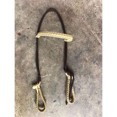 Imagem de Cabeçada De Corda Dupla Grossa Com Testeira Trançada - AF COUROS, Marr