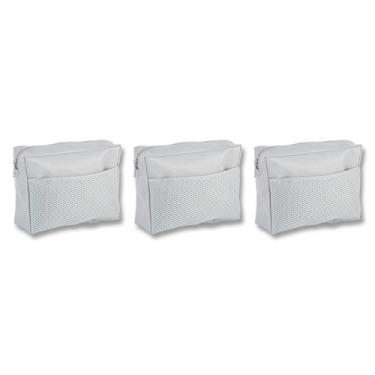 Imagem de Kit 3 Porta Objetos Grande Baú Moto Acessório Bolsinhas - Jaspe Ateliê