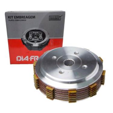 Imagem de Kit Embreagem DiaFrag DKE00030 Honda Xre 300cc 2009 até 2022 - Dia-Fra