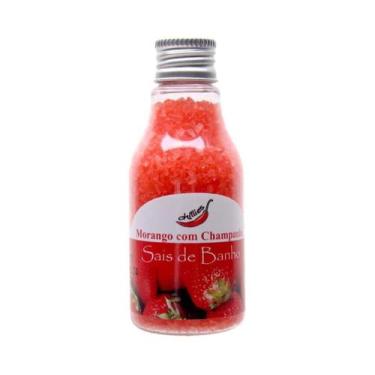 Imagem de Sais De Banho Aromático Sensual 80G Chillies, MORANGO COM CHAMPANHE