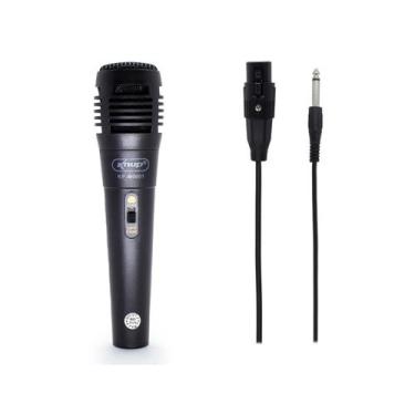 Imagem de Microfone Com Fio Dinâmico Knup Kp-m0001 - Eletronica Castro