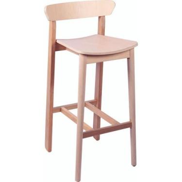 Imagem de Banqueta Piazza Kyoto em Madeira com Acabamento Verniz Incolor Tramont