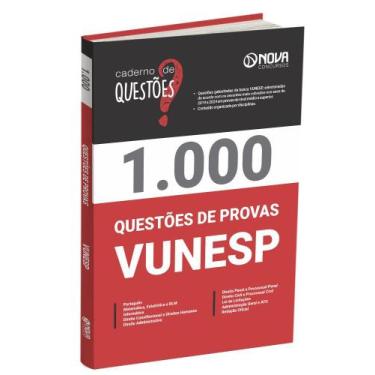Imagem de Livro 1.000 Questões Gabaritadas da Vunesp - Nova Concursos