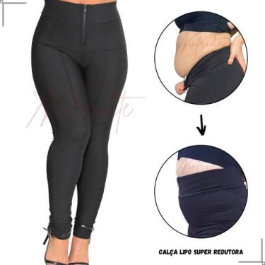 Imagem de Calça Lipo Com Elastano Aperta A Barriga Tecido Suplex - Ninfrodite, P