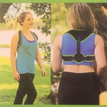 Imagem de Cinta Colete Corretor Postural 3 Imãs Magnético Academia - oem