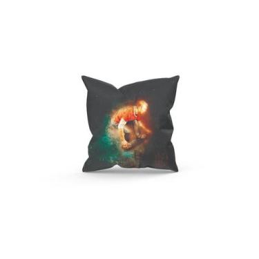 Imagem de Almofada Decorativa 25x25 Personalizada Skatista Cidade Noite - Deluzz