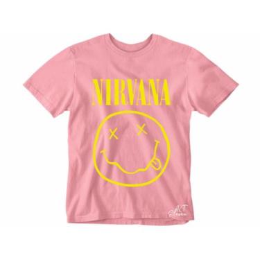 Imagem de Camiseta Nirvana camisa Banda de Rock Masculina e Feminina blusa Uniss