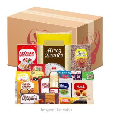 Imagem de Cesta Básica De Alimentos - Completa Com Produtos Variados - São Ruben
