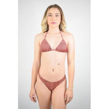 Imagem de Biquíni cortininha móvel + calcinha fio normal Baiana - Biquíni de Fit