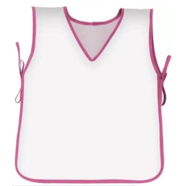 Imagem de Avental Escolar Infantil Rosa Dac