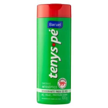 Imagem de Desodorante Para Os Pés Tenys Pé Baruel Em Pó Canforado Antisséptico 1