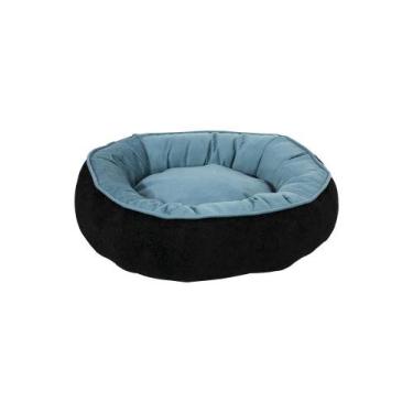 Imagem de Cama Pet Comfy Preto/Azul 50x50x20cm - Castor