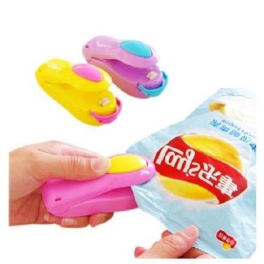 Imagem de Mini Selador Plástico Lacrar Embalagens Ideal Para Alimentos - Generic