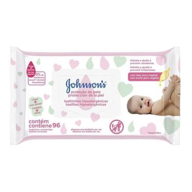 Imagem de Lencos Umed.J&J Baby Extra Cuidado C/96Unid