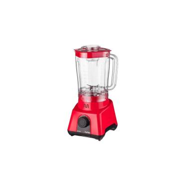 Imagem de Liquidificador Multilaser LQ803 127V 800W 5VEL 2,6L Vermelho