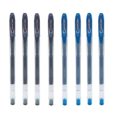 Imagem de Kit 08 Caneta Gel Uni Ball 0.7mm Signo Neo Ponta Fina Escolha a Cor: -