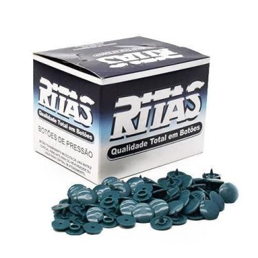 Imagem de Botão de Pressão Redondo Plástico Ritas 12mm - 200 Unidades, OLIVA