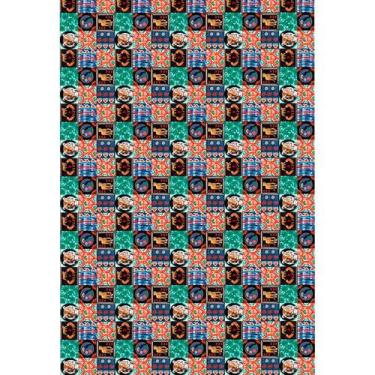 Imagem de Tecido Estampado para Patchwork - África : Patch Tigre (0,50x1,40) - F