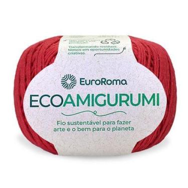 Imagem de Linha EcoAmigurumi Euroroma 160g, 1000 VERMELHO