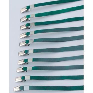 Imagem de Cordão para Crachá Verde Bandeira  pacote com 10 unidades - MARES