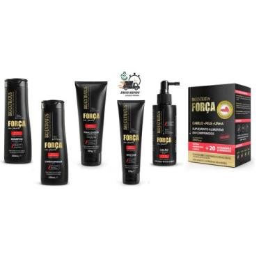 Imagem de Bio Extratus Força com Pimenta com Suplemento Kit 6 Produtos