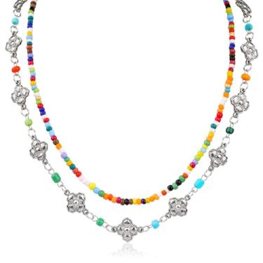 Imagem de Colar gargantilha feminina Y2k com laço e nó de pérola banhada a ouro 14 K, gargantilha floral Y2k, presente de Natal e Dia dos Namorados, Latão, Sem Pedra Preciosa