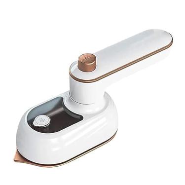 Imagem de QIMOSHOP Mini Ferro de Passar Roupas Elétrico Portátil, Bivolt 110v e 220v, para Viagem e Uso Doméstico, Branco