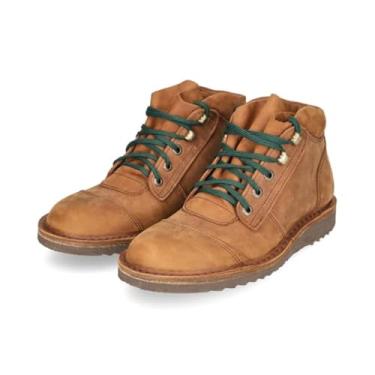 Imagem de JIM GREEN Bota masculina African Ranger com cadarço resistente à água de couro de flor integral para trabalho ou caminhada, Fudge, 45