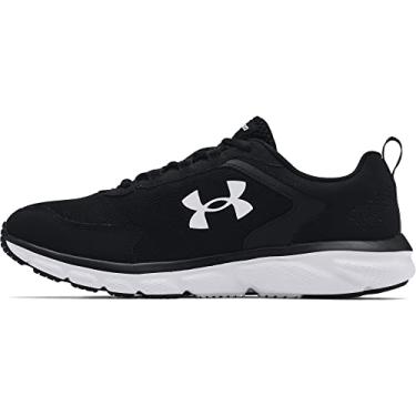 Imagem de Under Armour Charged Assert 9 masculino, preto (001)/branco, tamanho 40 GG, Preto/branco, 8.5 X-Wide