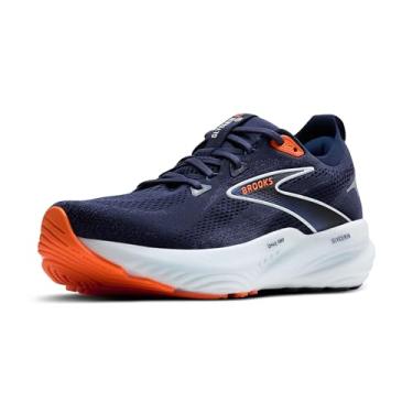 Imagem de Brooks Tênis de corrida masculino Glycerin 22 Neutral, Pavão/fita azul/laranja, 41