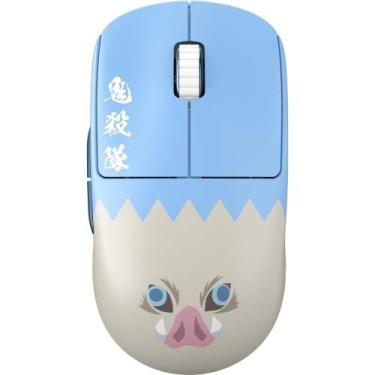 Imagem de Mouse Pulsar X2V2 Wireless Medium Demon Slayer - Hashibira, branco/azu