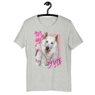 Imagem de Camiseta Blusa Feminina Dog Husky Style-Feminino