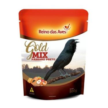 Imagem de Reino das Aves Gold Mix Ração Pássaro Preto 500g