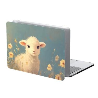 Imagem de COTAIL Compatível com MacBook Air 13,3 13,6 polegadas 2022 2021 2020 2019 capa rígida de plástico, 13,3 Pro (A1706/A1708/A1989/A2159/A2289/A2338), cordeirinho fofo