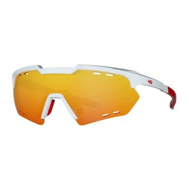 Imagem de Óculos de sol hb shield compact r pearled white multi red